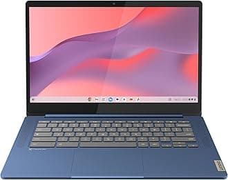 Lenovo IdeaPad Slim 3 Chromebook | 14 Inch FHD Laptop | MediaTek Kompanio 520 | 4GB RAM | 64GB eMMC | Chrome OS | Abyss Blue