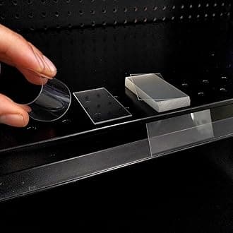 1,000 Clear Plastic Tags, 3" x 1.25" Inch Shelving Insert Tag, Removeable Transparent Retail Price Label Holders for Gondola Shelf Channels or Data Ticket Channels