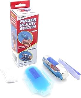 Finger Treatment Kit | Pain Relief and Recovery | Hot and Cold | Includes Finger Split and Gel Pack