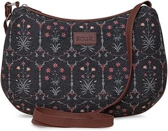 Women's Vegan Handcrafted Taj Guldasta Structured Shoulder Bag