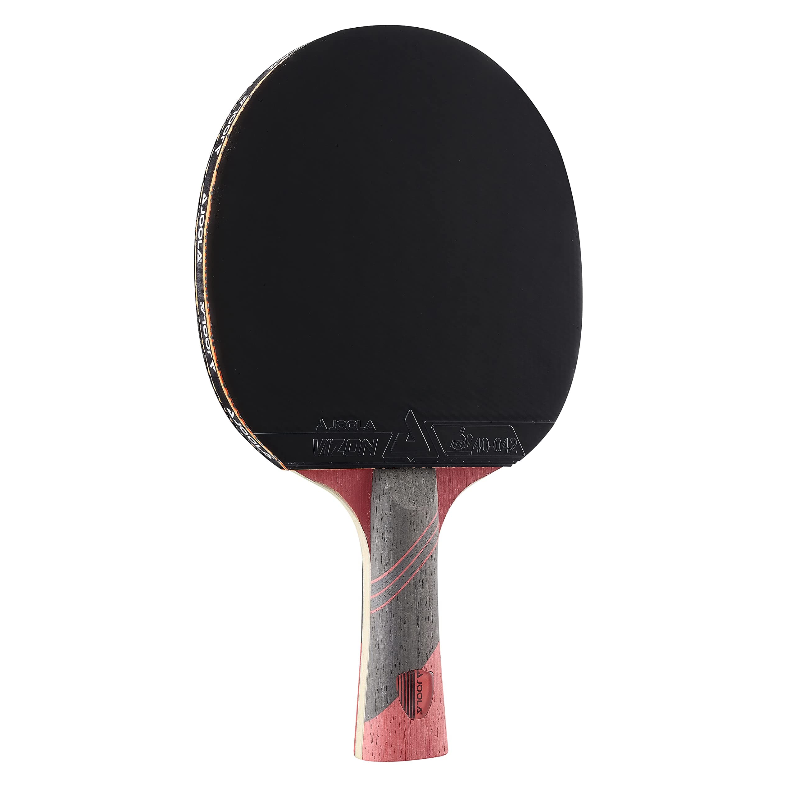 JOOLA Omega Speed - Table Tennis Racket for Advanced Training with Flared Handle - Tournament Level Ping Pong Paddle with Vizon Table Tennis Rubber- Designed for Speed