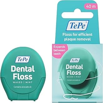 Dental Floss, Expanding Floss, Multiple Threads with Increased Surface for a Gentle and efficient Cleaning Between Teeth, for Very Narrow Gaps