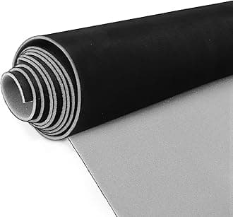 Suede Headliner Fabric with Foam Backing Material - Automotive/Home Micro-Suede Headliner Flame Retardant Fabric for Car Replacement/Repair/DIY (96X60 Inch)