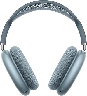 Apple AirPods Max Wireless Over-Ear Headphones, Pro-Level Active Noise Cancellation, Transparency Mode, Personalised Spatial Audio, USB-C Charging, Bluetooth Headphones for iPhone, Blue ​​​​​​​