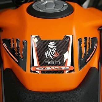 3D Sticker Motorcycle Fuel Tank Pad Protection and Decoration in Resin Compatible with KTM 390 Adventure