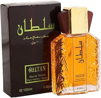 Dubai Cologne For Men, Elegant & Long Lasting Scent, Arabic Cologne For Men, Sultan Eau De Toilette Vapurisateur Spray (B)