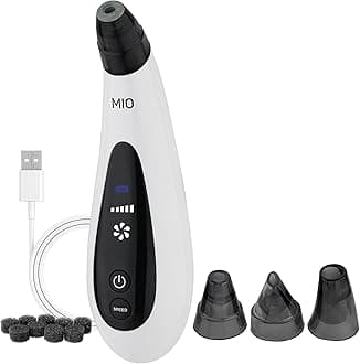 Spa Sciences MIO Diamond Microdermabrasion Blackhead Remover, Pore Vacuum/Suction Tool–Rechargeable-Dermatologist Recommended Skin Resurfacing System for Anti-Aging-Exfoliator for Acne Scars/Wrinkles
