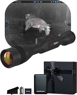 ATN Thor 5 640 Smart HD Thermal Scope with 640x480, 12 Micron Sensor | Magnification, Full HD Video Recording, Smooth Zoom | Exclusive Signature Series Kit
