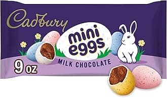 CADBURY MINI EGGS Milk Chocolate, Easter Candy Bag, 9 oz