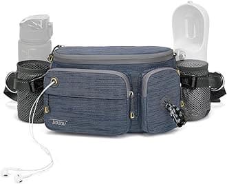 TUDEQU Hiking Fanny Pack for Men Women Large Hiking Waist Packs Mens Fanny Pack Crossbody Waist Bag for Men for Travel