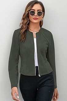 Women Poly Lycra Standard Length Oversized Jacket Korean Style Casual Outerwear | Streetwear Party Jacket with Trendy Loose Fit (Available in Plus Size)