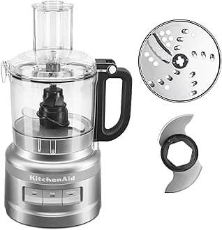 KitchenAid KFP0718CU Food Processor, 7 Cup, Contour Silver