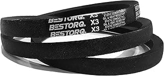 BESTORQ 8V1500 Rubber V-Belt, Wrapped, Black, 150" Length x 1" Width x 0.96" Height