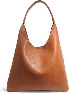 Hobo Bags for Women Soft Vegan Leather Shoulder Handbag Slouchy Tote Purses