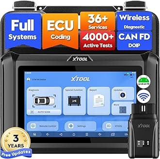 D7W Wireless OBD2 Scanner Diagnostic Tool 2026 Upgraded Ver. of D7, Bidirectional Scan Tool, ECU C0ding, 39+ Resets, CAN FD & DoIP, All System Scanner for Car with 3-Year Update