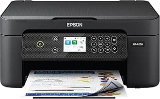 Epson Expression Home XP-4200 Wireless Color All-in-One Printer with Scan Copy, Automatic 2-Sided Printing, Borderless Photos and 2.4" Colorfull Display - Black