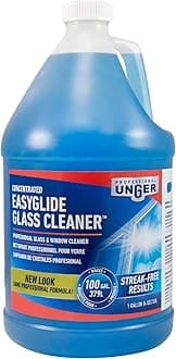 Unger Professional Streak-Free EasyGlide Glass Cleaner Concentrate (Makes 100 Gallons), 1 Gallon