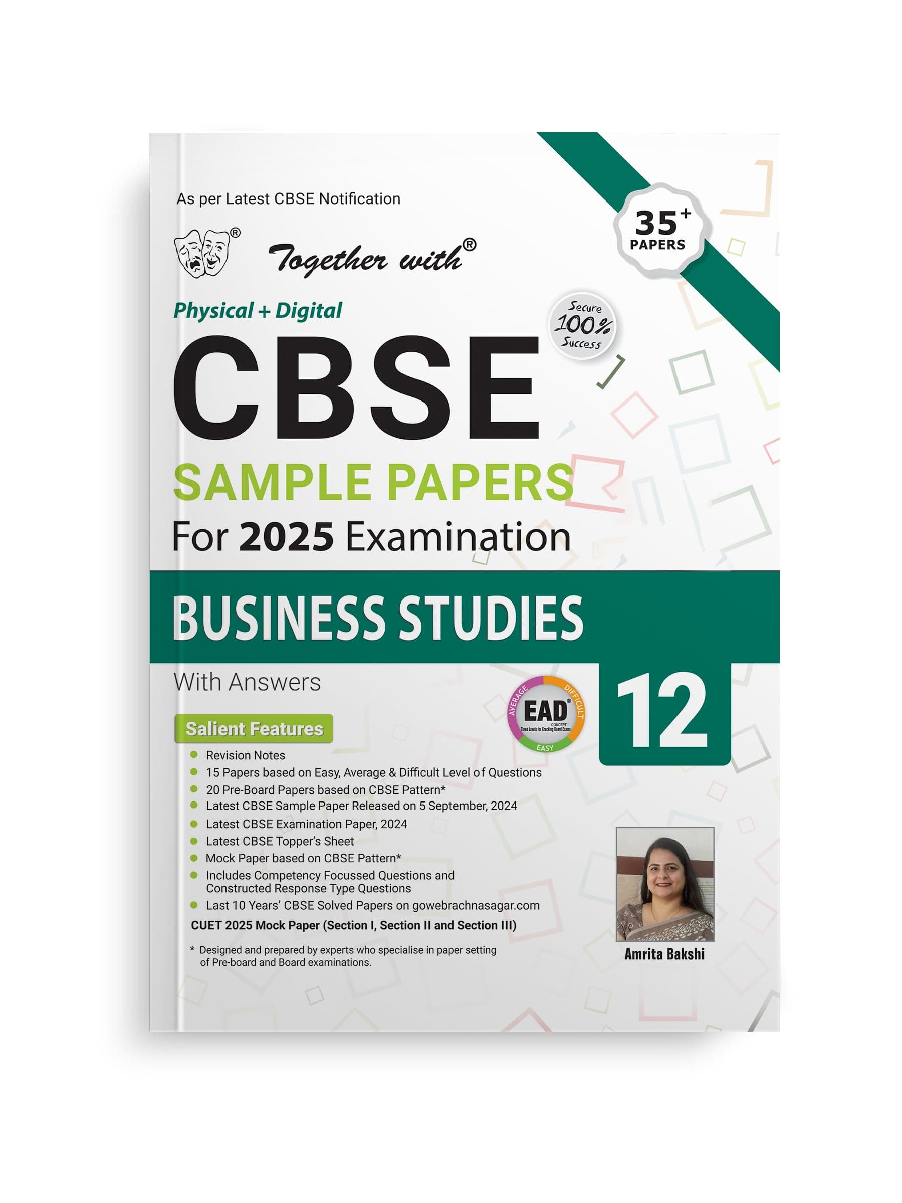 Together with CBSE EAD Sample Paper Class 12 Business Studies (Physical + Digital) for Board Exam 2025