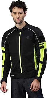 Royal Enfield Streetwind Pro Riding Jacket Black (3XL) 48 Cm With Ce Level 2 Protectors At Shoulder, Elbow & Back And Ce Level 1 Ergo Pro-Tech Armours At Chest For Advance Protection