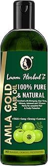 Laam Herbals Ayurvedic Amla Gold Hair Oil | For Long, Strong & Thick Hair- 100 ml
