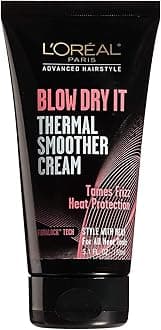 L’Oréal Paris L'Oreal Hair Care Advanced Hairstyle Blow Dry It Thermal Smoother Cream, 5.1 Fluid Ounce