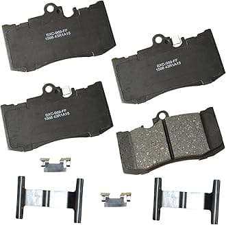 Bendix Premium SBC1586 Ceramic Front Brake Pads for Select Models Lexus GS200t, GS300, GS350, GS430, GS450h, GS460, IS200t, IS300, IS350, LS600h, RC200t, RC300, RC350, Mercedes-Benz B250
