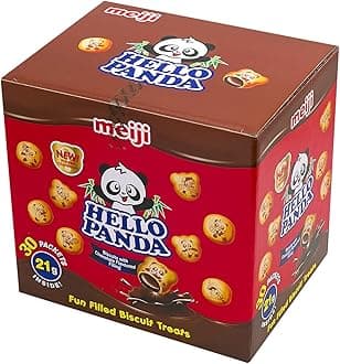 Biscuit Hello Panda Snacks Chocolate, 630 g, Pack of 30