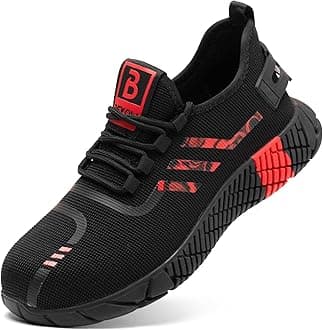 Safety Shoes Steel Toe Lightweight Work Sneakers for Men and Women Kevlar Midsole Slip Resistant Industrial Footwear