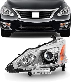 AKKON - For 13-15 Altima 4 Doors Sedan Halogen Type Headlight Front Lamps Driver Left Side Direct Replacement