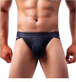 Arjen Kroos Men Jockstrap Underwear Mesh Breathable Translucent Athletic Supporter