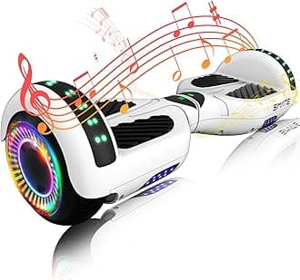 SIMATE Scooter, Bluetooth & Corlorful LED Lights, Gifts for Kids & Adults & Girls & Boys, for All Ages