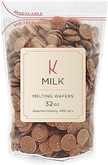 K Chocolate Melting Wafers Bulk Perfect For Dipping, Deserts, Baking And More (2 Pound, Milk)