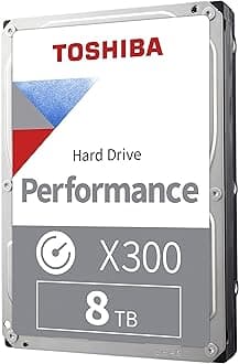 X300 8TB Performance & Gaming 3.5-Inch Internal Hard Drive – CMR SATA 6 GB/s 7200 RPM 512 MB Cache - HDWR780XZSTA