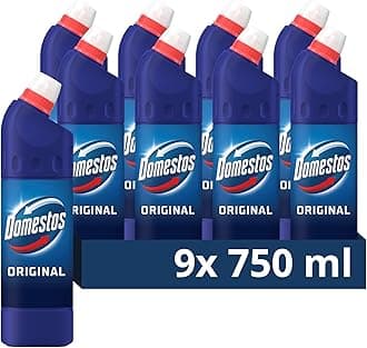 Original Thick Bleach disinfectant that eliminates 99.99% of bacteria and viruses* unstoppable strength 9x 750 ml