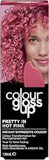 Clairol Colour Gloss Up, Temporary Colour Gloss, Pretty In Hot Pink, 130ml