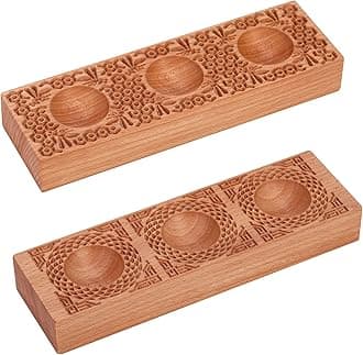 Wooden Ravioli Mold Handmade Pasta Ravioli Board Wood Ravioli Mould Homemade Fresh Pasta wooden Board Tools, Maveite 2 in 1 braid pattern and honeycomb with bees pattern, Pasta Lovers Gift