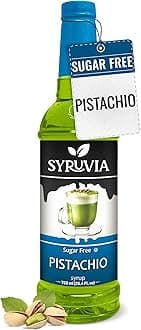 Sugar Free Coffee Syrup, Pistachio Flavored Syrup for Drinks and Desserts – 25.4 fl oz