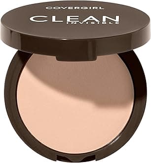 A Clean Invisible Pressed Powder, Lightweight, Breathable, Vegan Formula, Creamy Natural 120, 0.38oz