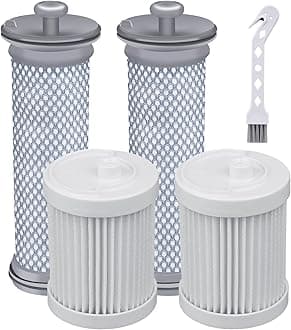 A10 Filter Replacement for Tineco A10/A11 Hero, A10/A11 Master, PURE ONE S11, S12 Pro EX, S15 Series, PWRHERO11 Snap Cordless Stick Vacuum Cleaner, 2 Pack Pre Filters & 2 HEPA Filter