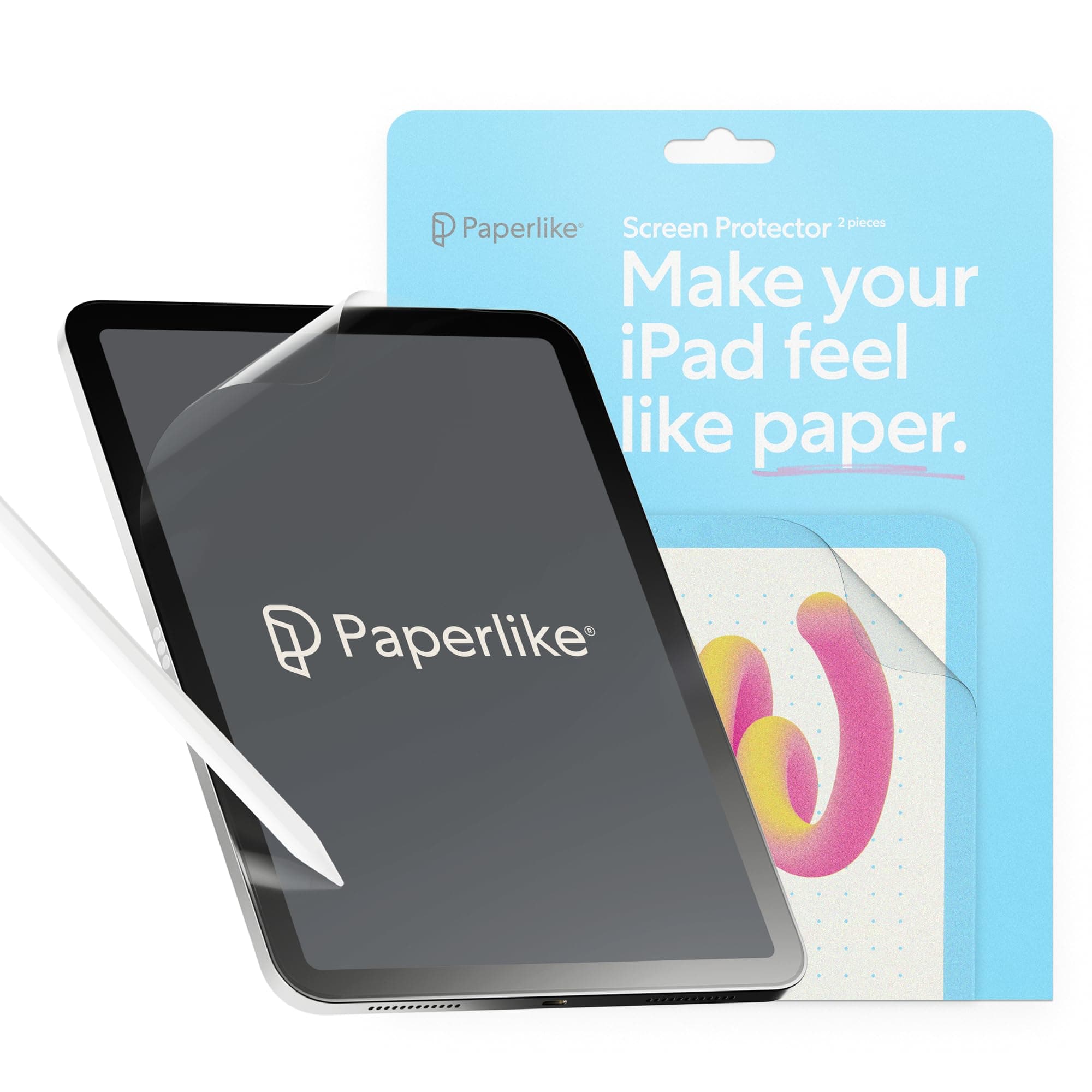 Paperlike® 2.1 Screen Protector (2x) for iPad Pro 12.9 inch for an authentic paper feel