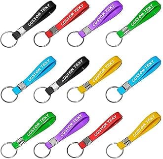 Personalized Silicone Keychains