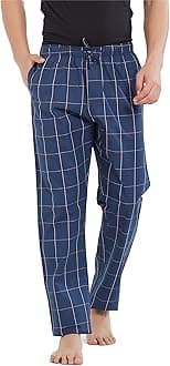 XYXX Men's Checkmate 100% Super Combed Cotton Regular Fit Pyjamas