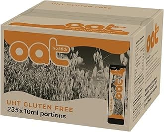 235x Plant Based Long Life UHT Oat Drink 10ml Milk Sticks Portions Sachets Lakeland