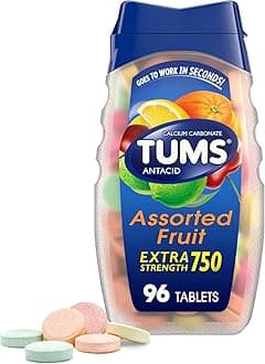 T.ums Ultra Strength (Assorted FRUIT) 100 Chewable Tablets