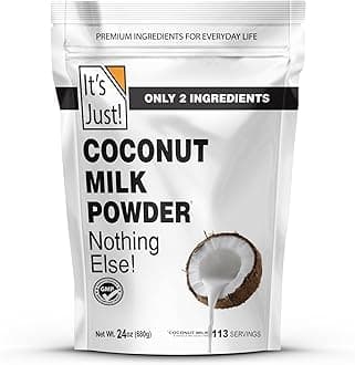 It's Just - Coconut Milk Powder, 24oz, Dairy-Free, Coconut Milk Beverage, Keto Friendly, MCTs, Two Ingredients, Non-GMO, Product of Sri Lanka