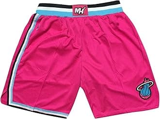 Mens Shorts Men Outdoor Sports Shorts Miami Heat City Edition Men's Activewear Shorts Miami Heat Basketball Shorts for Men with Pockets Gym Shorts Men