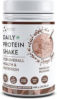 Daily Protein Shake 118 kcal Calories,25 Vitamin,Minerals & 7 Herbs,Provide Energy,Support Immunity & bone Health-For Men & Women Chocolate Flavor -800Gm