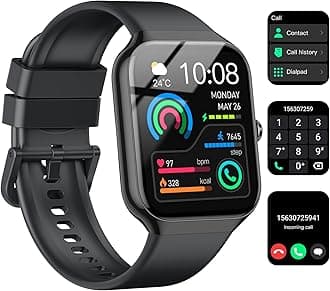 Smart Watch for Men Women, 1.96"HD Smartwatch (Answer/Make Call) with Heart Rate/Sleep Monitor/Pedometer/Spo2, 2025 New Fitness Watch 113+ Sport Modes, IP68 Waterproof Activity Tracker for Android iOS