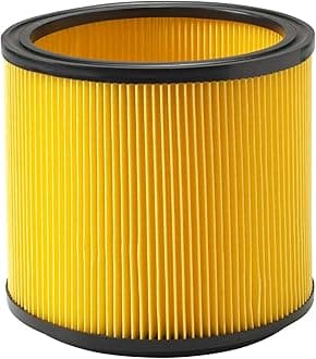 Vacmaster Disposable Cartridge Filter for 15-60L Wet and Dry Vacuum Cleaners - Dry Use Only