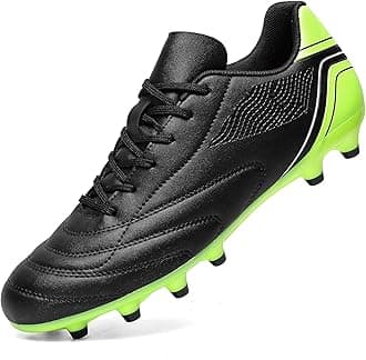 Soccer Shoes Mens Cleats Outdoor Professional Training Turf Football Boots Breathable Athletic Sneaker for AG/FG 6.5 US-11 US